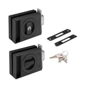 sliding lock black hardware sliding lock